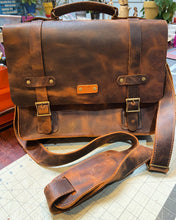 Load image into Gallery viewer, Sm. Vintage Messenger Bag